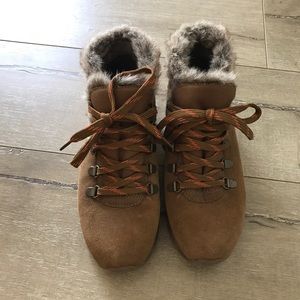 Brazilian & Italian designed outdoor wedge boots.